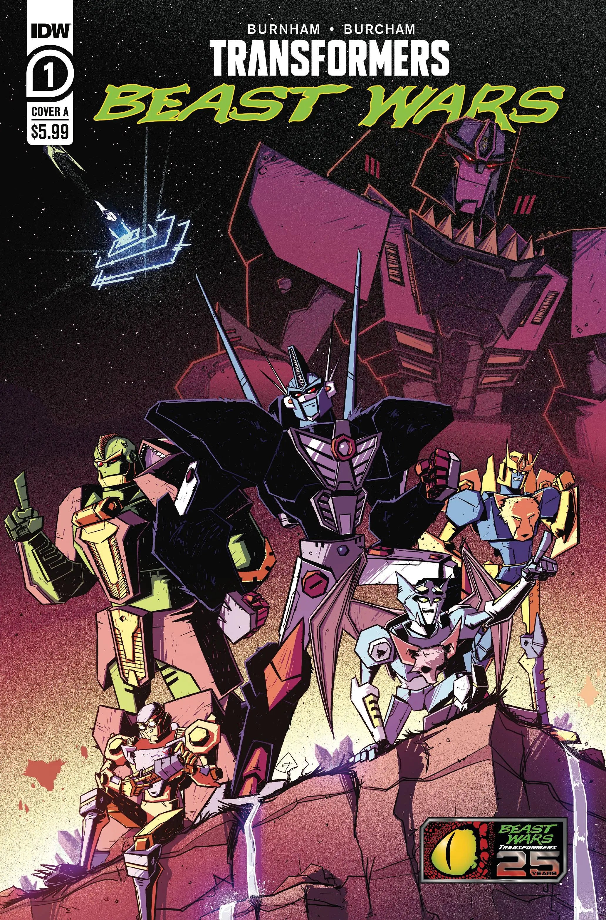 Transformers Beast Wars #1 CVR A Josh Burcham King Gaming