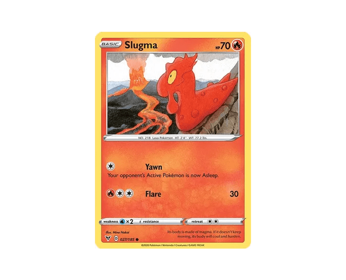Slugma - 027/185 - NM Common King Gaming