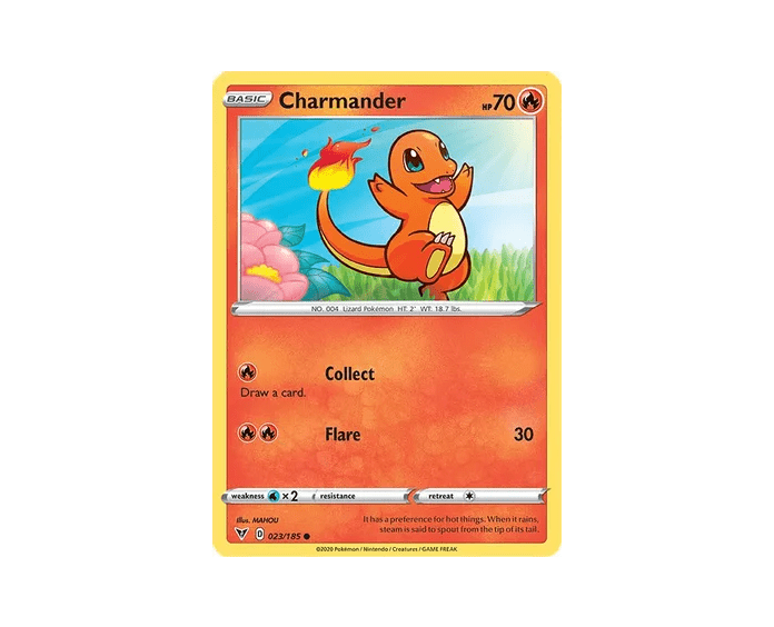 Charmander - 023/185 - NM Common King Gaming