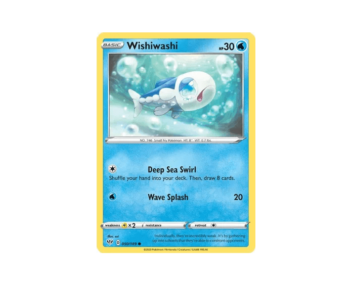 Wishiwashi - 50/189 - NM Common King Gaming