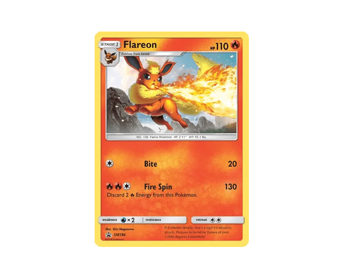 Flareon - SM186 - NM Promo King Gaming