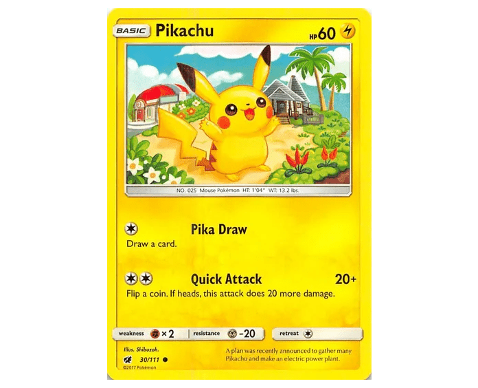 Pikachu - 30/111  - NM Common King Gaming