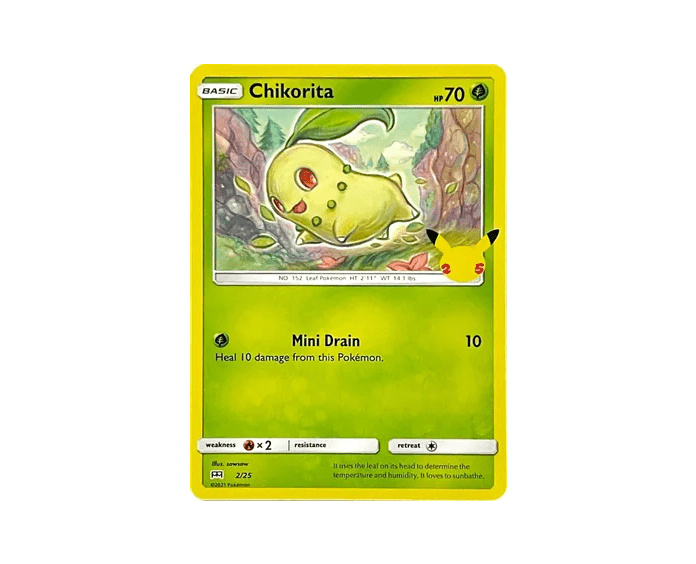 Chikorita - 2/25 - NM Promo King Gaming
