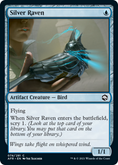Silver Raven - #74 - Common - King Gaming 