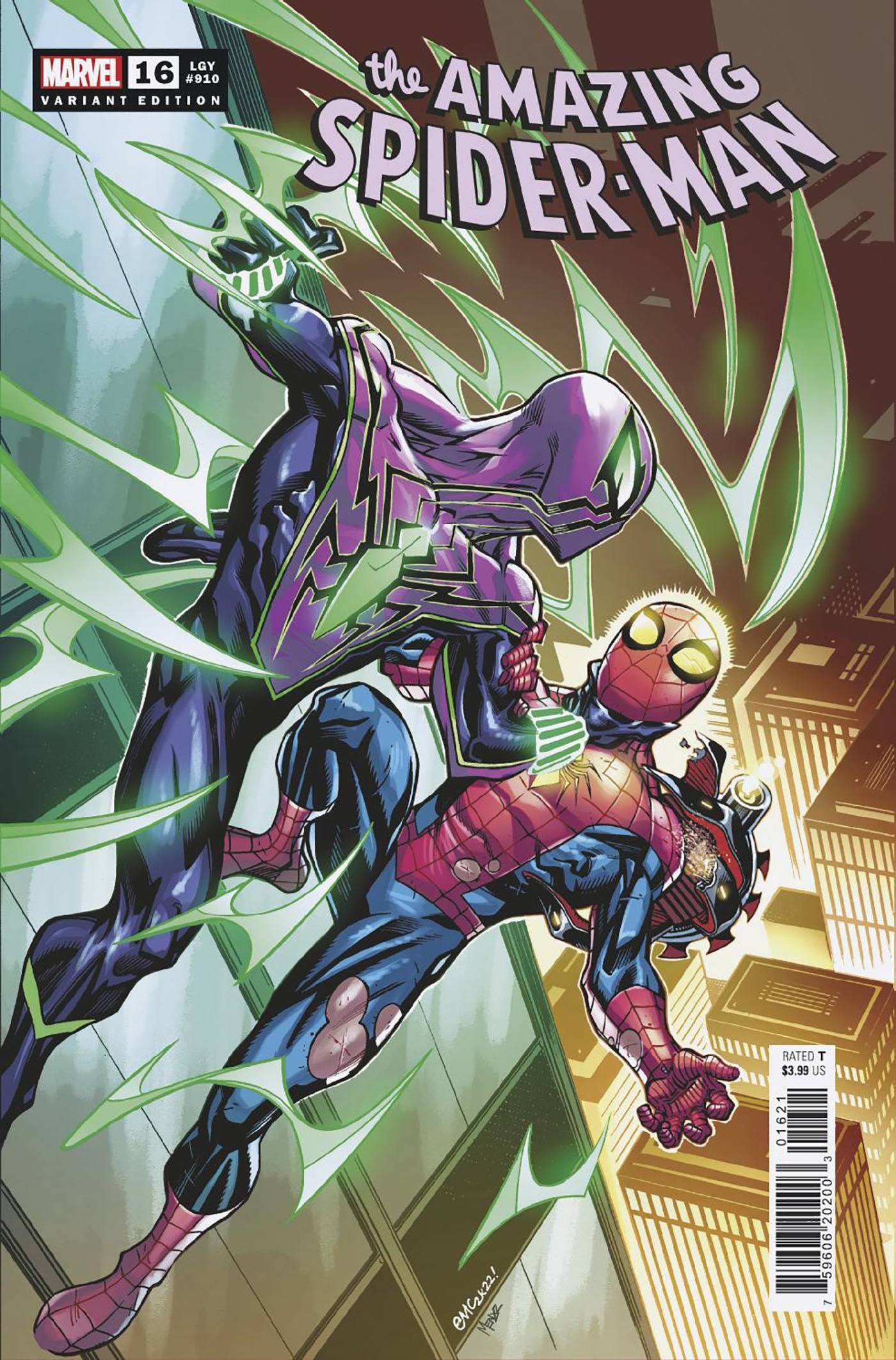 AMAZING SPIDER-MAN #16 MCGUINNESS DARK WEB VAR - King Gaming 