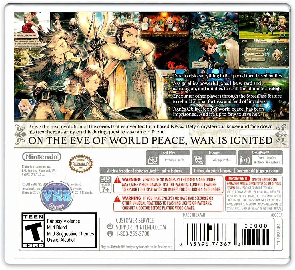 Bravely Second End Layer - 3DS - King Gaming 