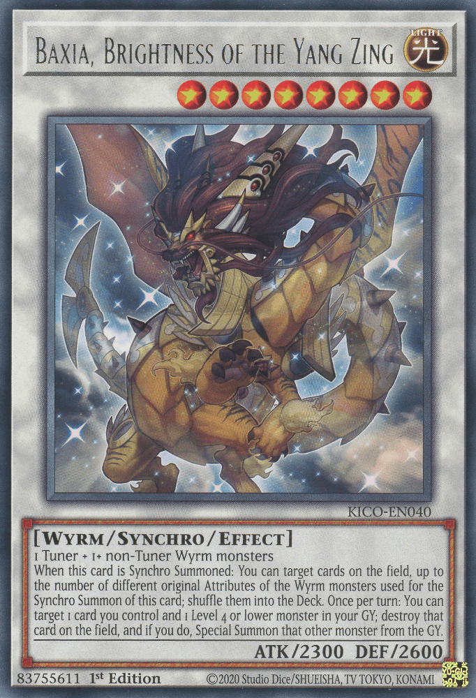 Baxia, Brightness of the Yang Zing - NM Rare King Gaming