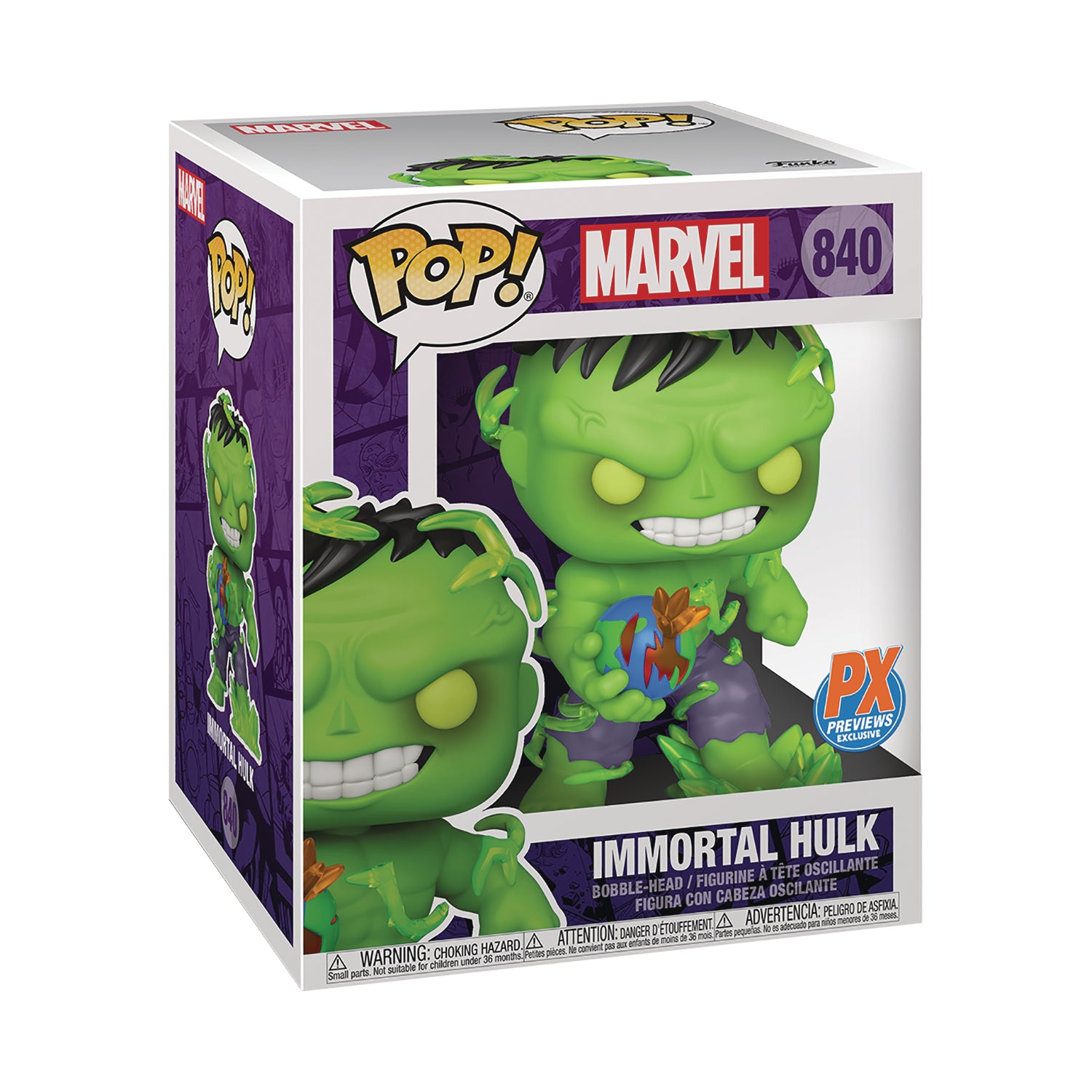 POP SUPER MARVEL HEROES IMMORTAL HULK 6IN PX VIN FIG - King Gaming 