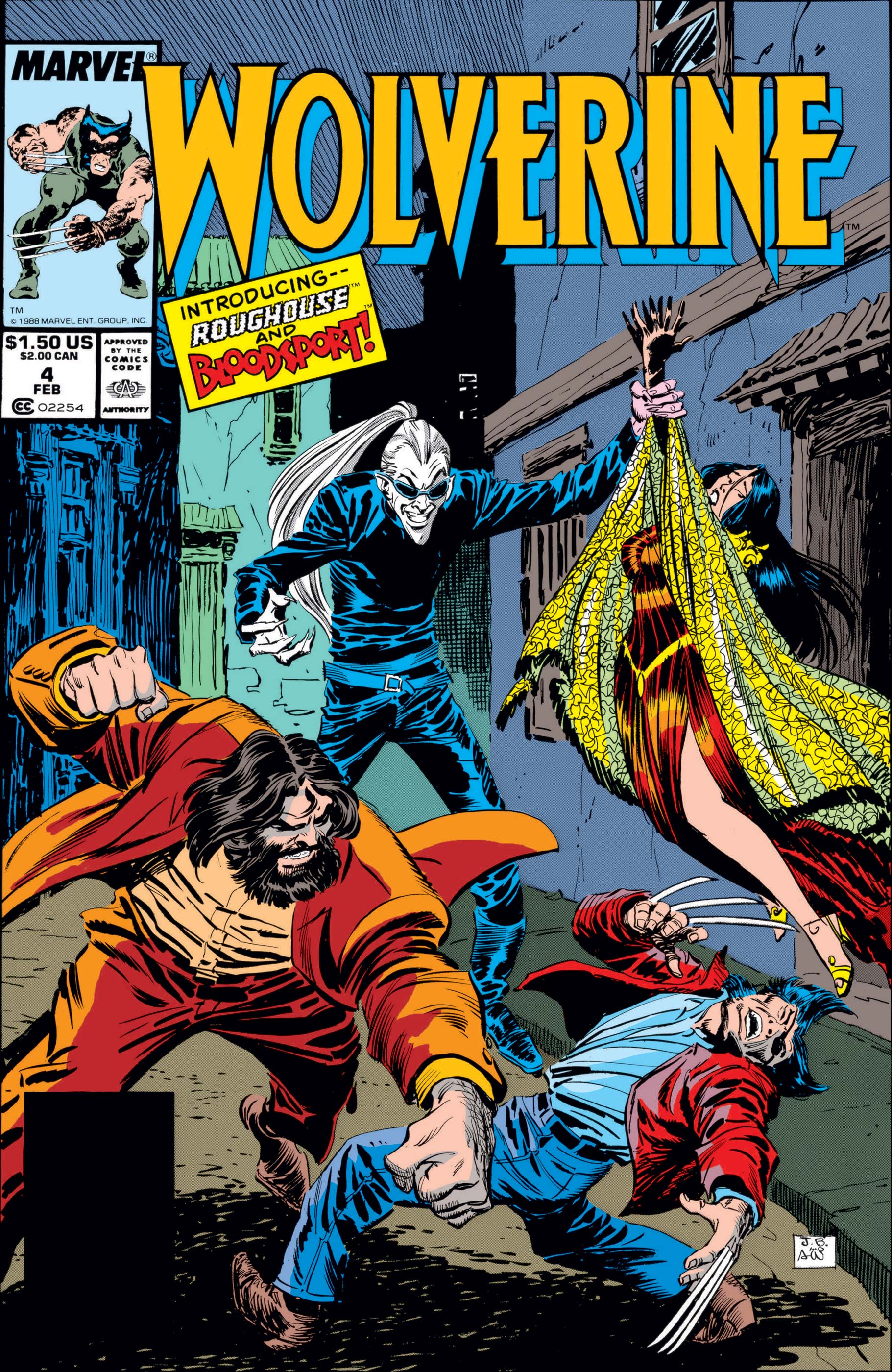 Wolverine #4 (1988 1st Series) - King Gaming 