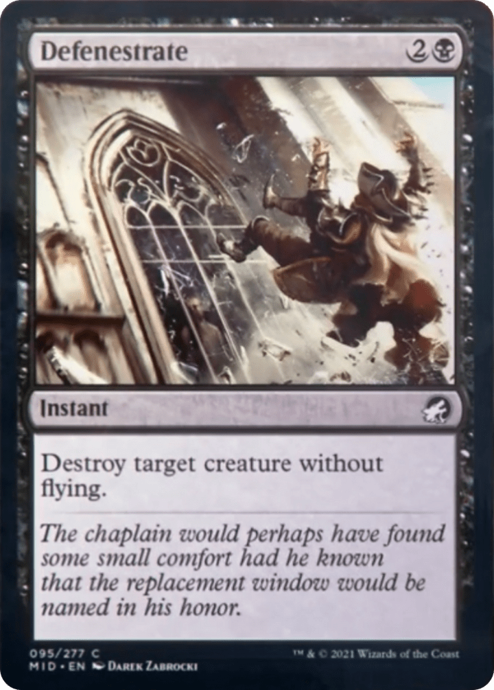 Defenestrate - NM - C King Gaming