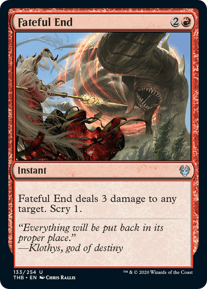 Fateful End - NM - U #133 King Gaming