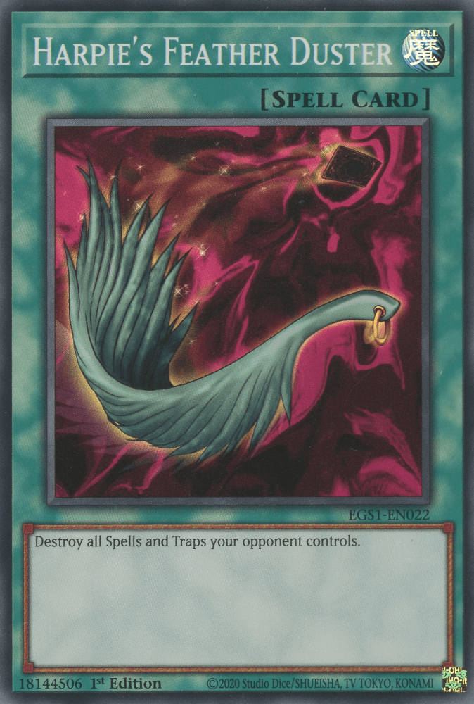 Harpie's Feather Duster - NM Super Rare King Gaming