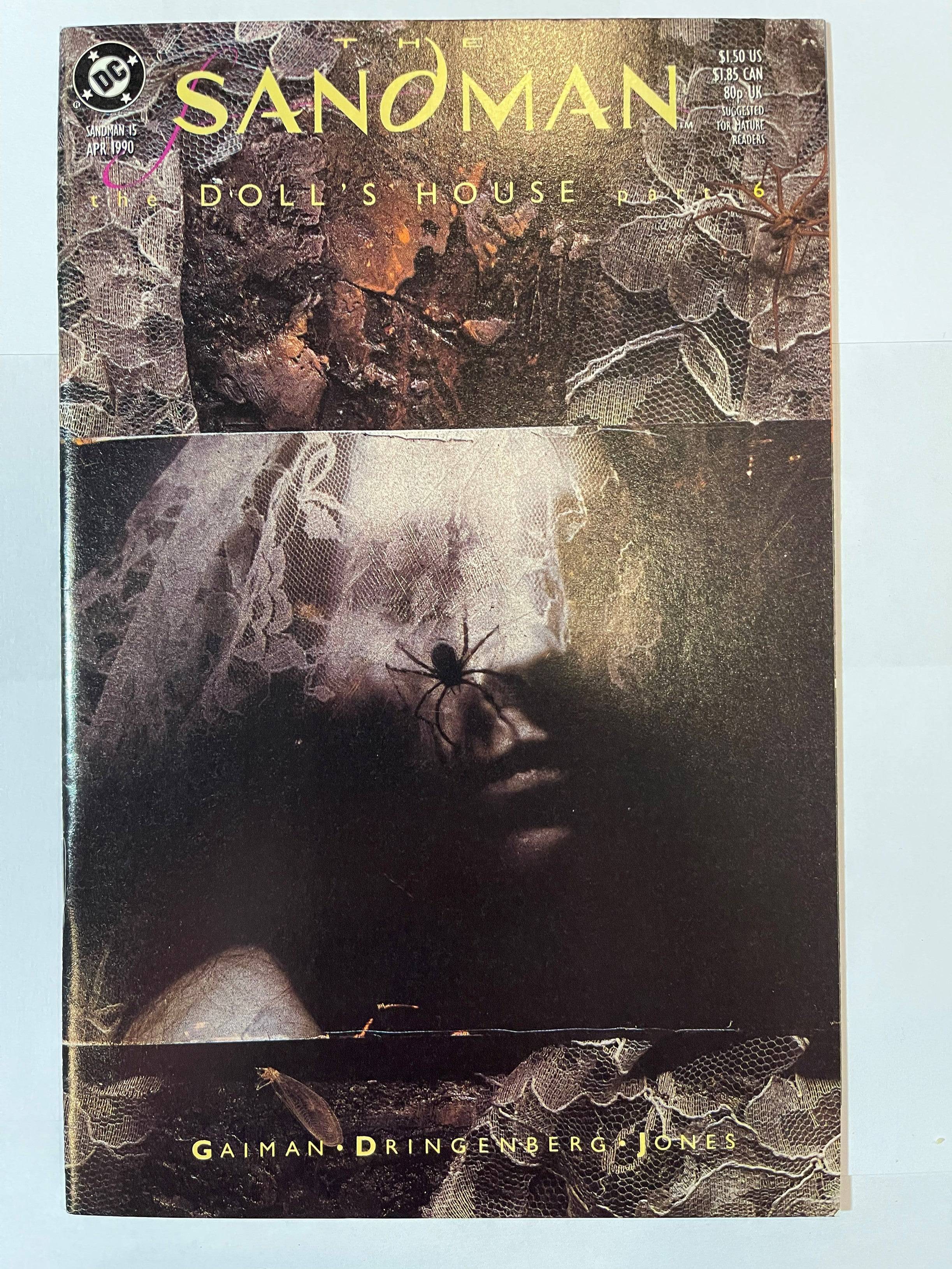 Sandman #15 1990 Neil Gaiman DC Comics - VF - Used/Collector - Rare King Gaming