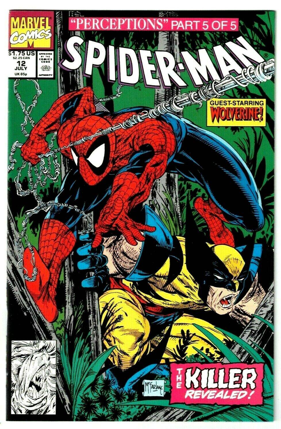 SPIDER-MAN #12  1991 Todd McFarlane Art! King Gaming
