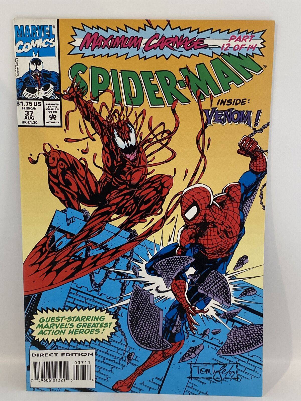 SPIDER-MAN #37 MAXIMUM CARNAGE #12 VENOM 1993 King Gaming