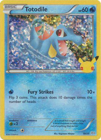 Totodile  - NM Holo McDonalds Promo King Gaming
