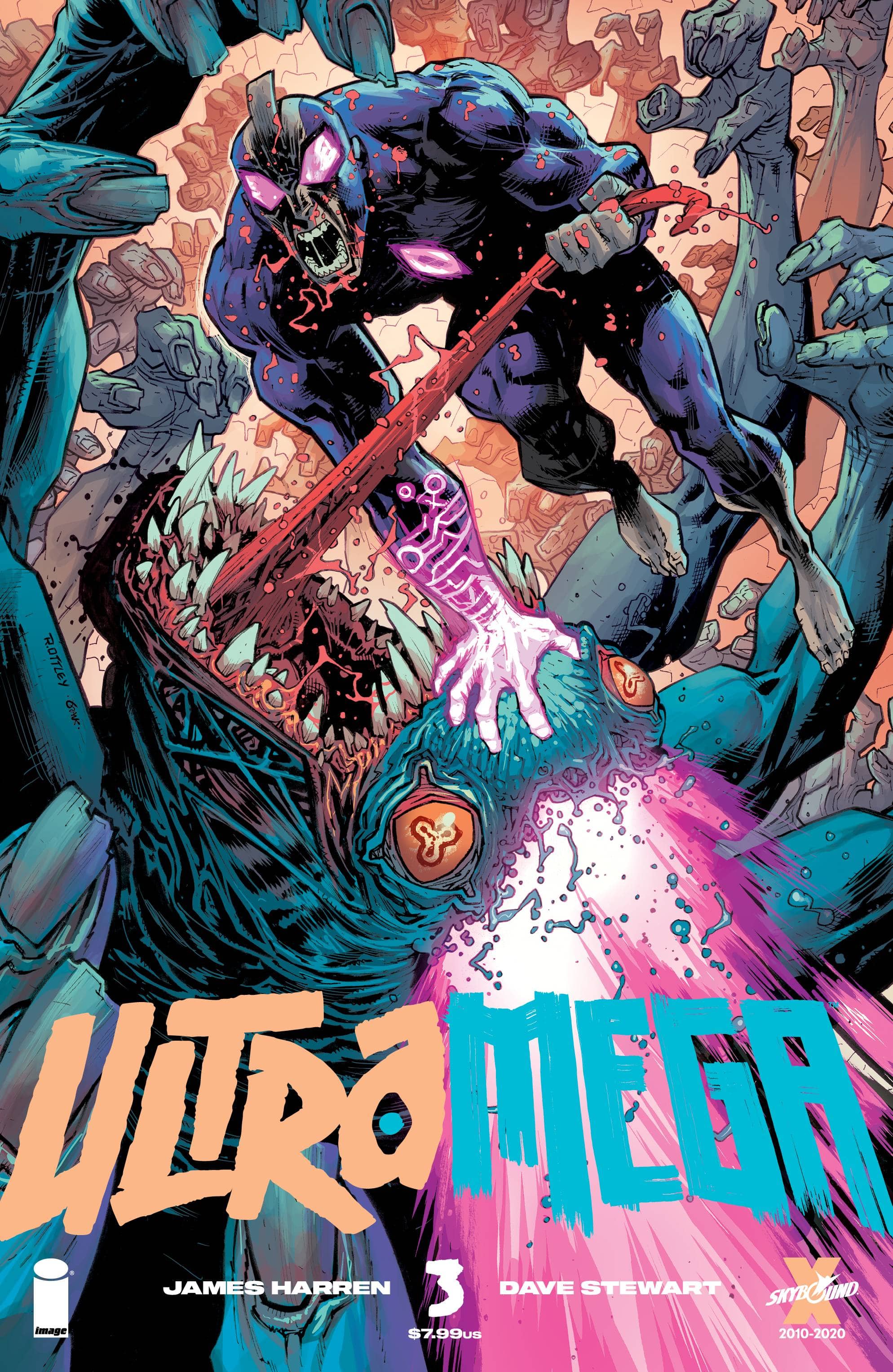 Ultramega By James  Harren #3 CVR B Ottley & Martin King Gaming