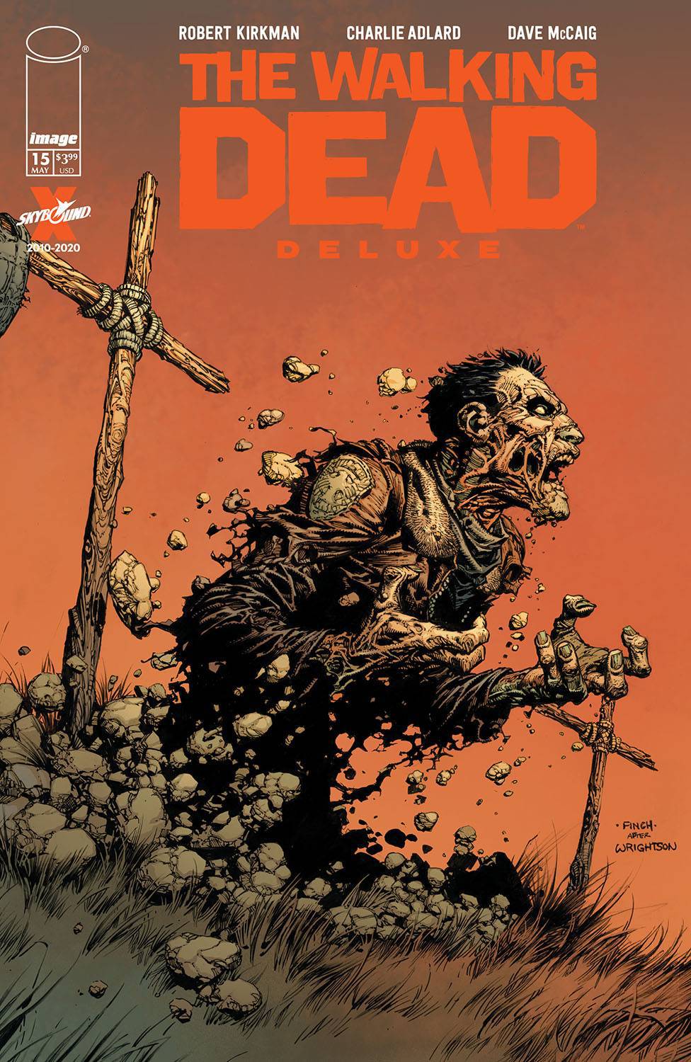 Walking Dead DLX #15 CVR A Finch & Mccaig King Gaming