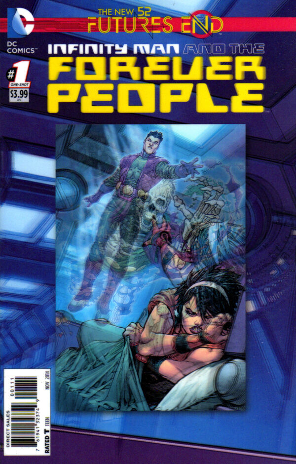 INFINITY MAN Futures End #1 - 3D Cover - New 52 - King Gaming 